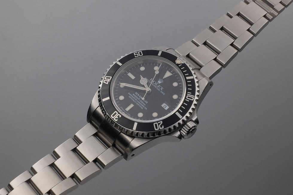 Thumbnail: Unpolished 1991 Rolex Sea Dweller Ref. 16600 Full Set green case back sticker