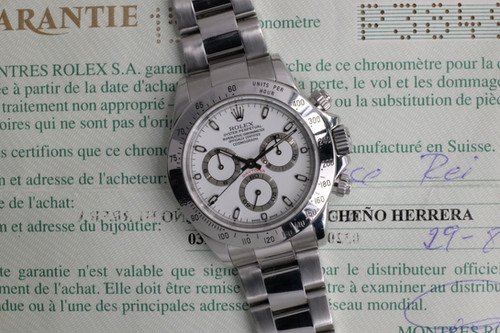 2000 Rolex Daytona Ref. 116520 P-Series MK1 'Cream dial' w/ Papers | VWC