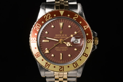 1972 Rolex GMT-Master Ref. 1675 'Root Beer' MK2 'Serif' matte