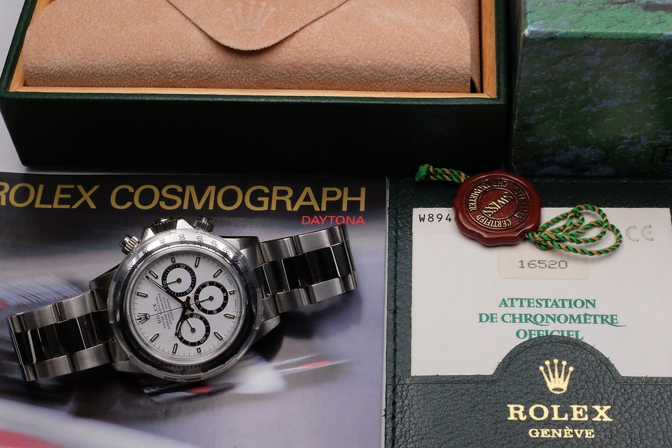 Thumbnail: 1996 NOS Rolex Datytona Ref. 16520 ‘Zenith’ Full Set