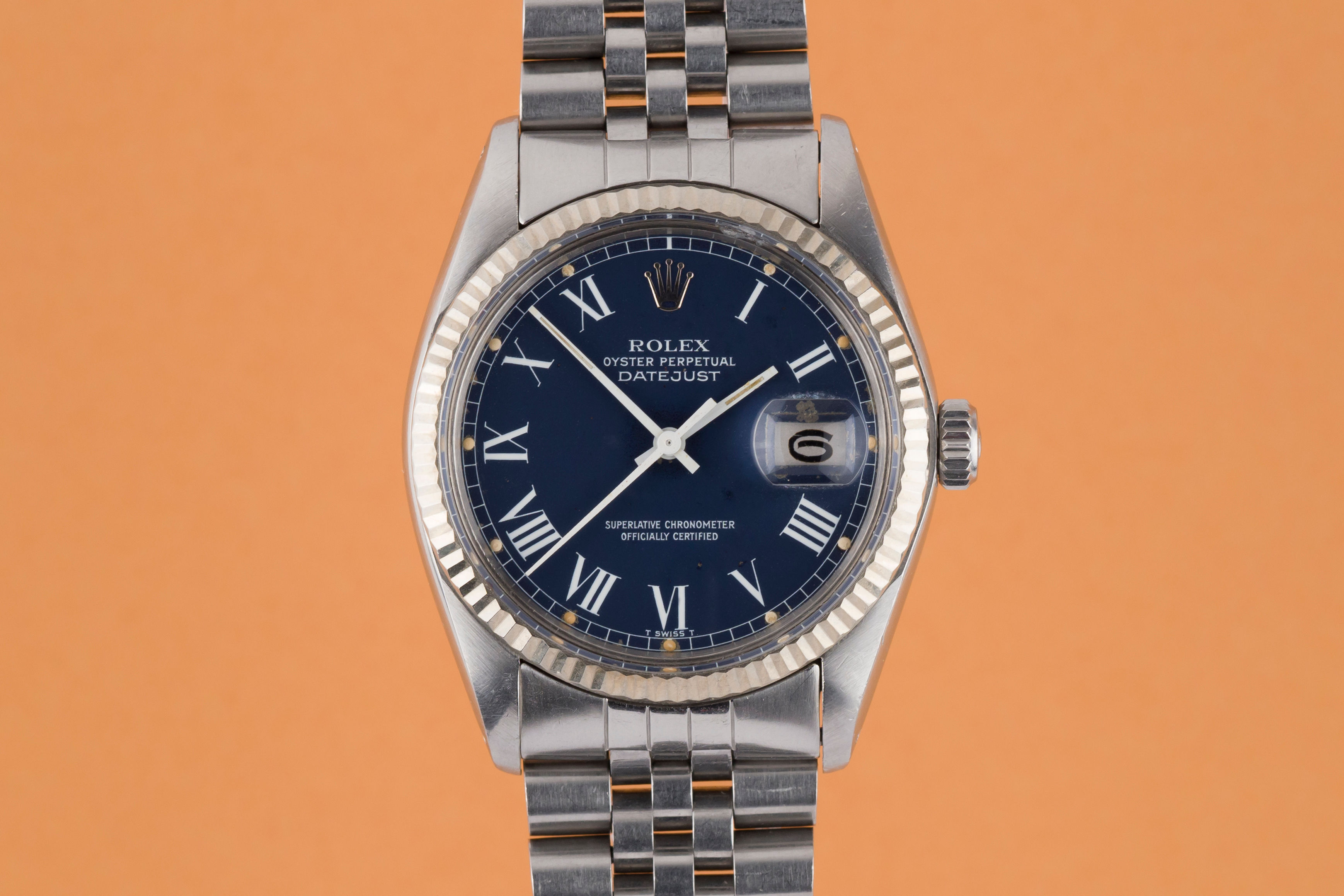 1978 Rolex Datejust Ref. 16014 'Blue Buckley dial'