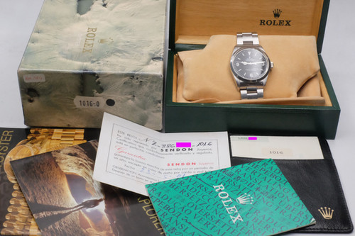 1989 Rolex Explorer Ref. 1016 L8 Series last batch Full Set