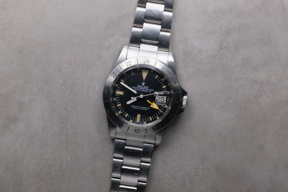 Thumbnail: 1982 Rolex Explorer II Ref. 1655 'Freccione' MK5 Unpolished