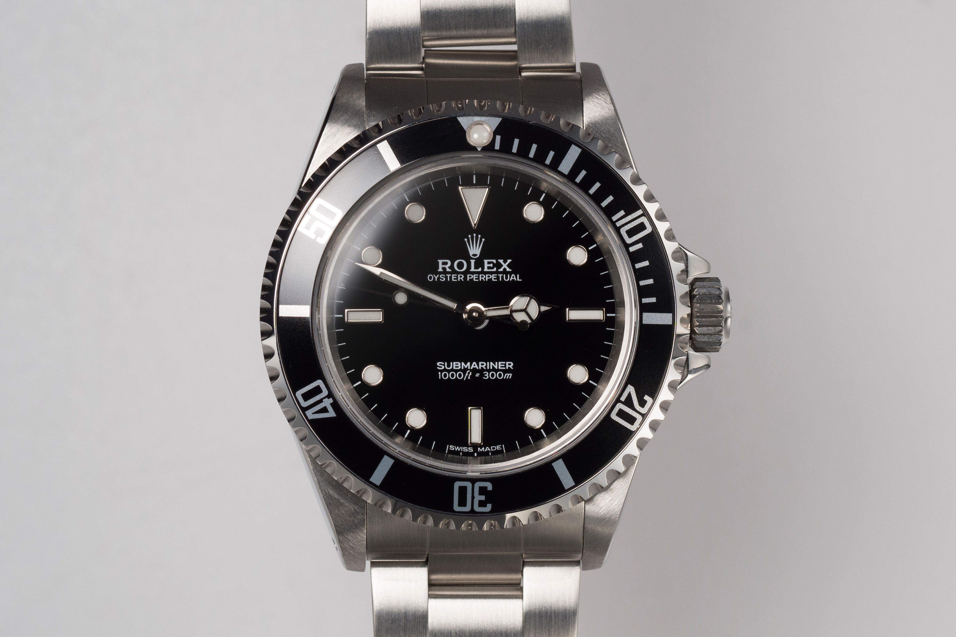 2000 Rolex Submariner 'No Date’ Ref. 14060 Box, Papers and 2025 Rolex Service