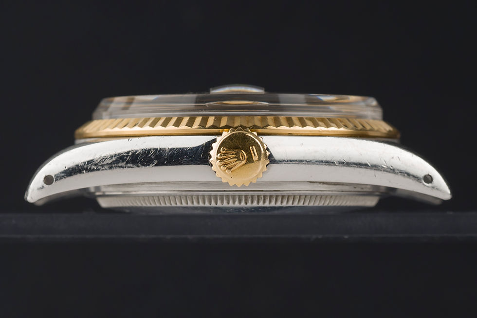 Thumbnail: 1985 Rolex Datejust Ref. 16013 two-tone with golden champagne 'Linen dial'