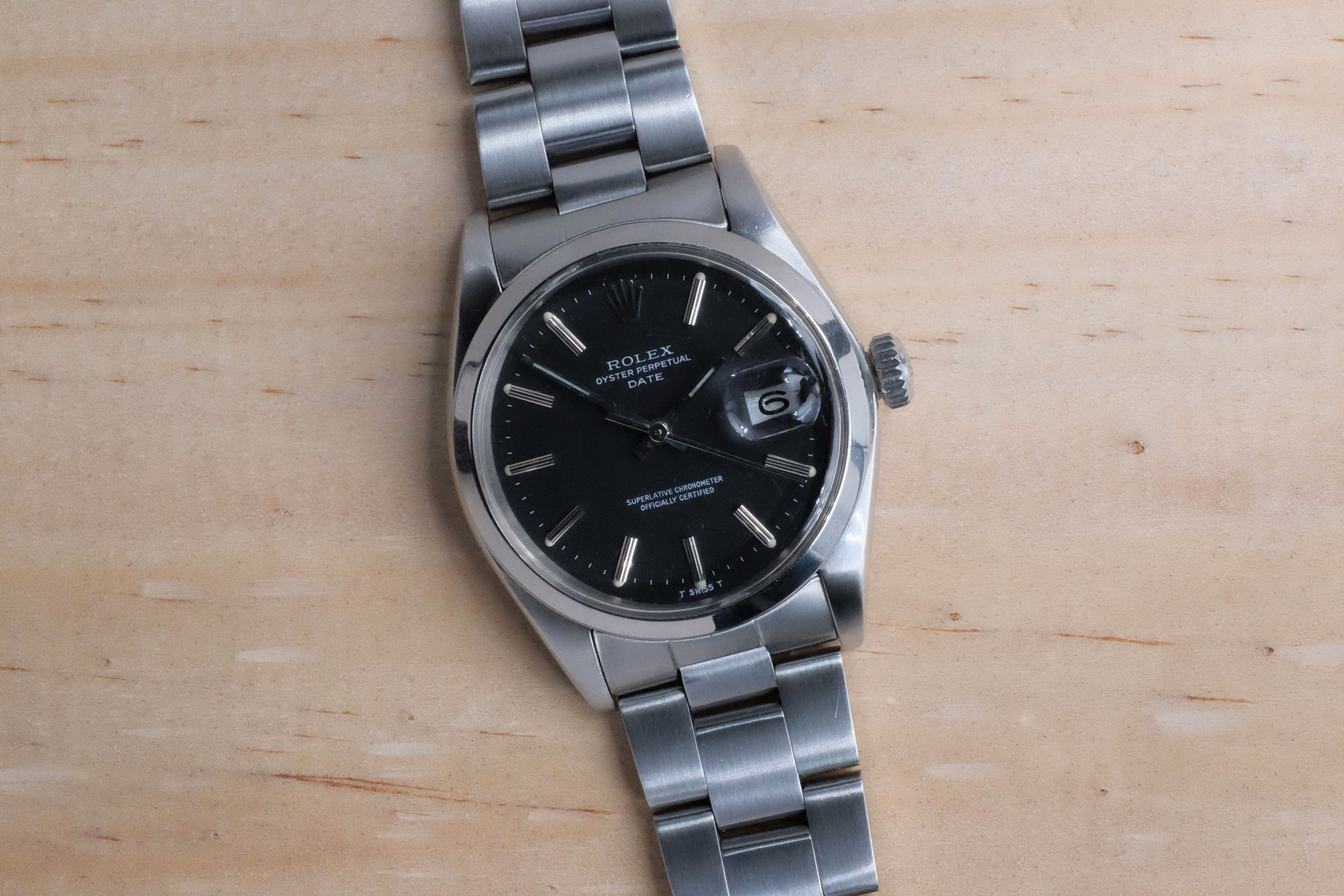 1976 Rolex Date Ref. 1500 'Dark gray matte dial’
