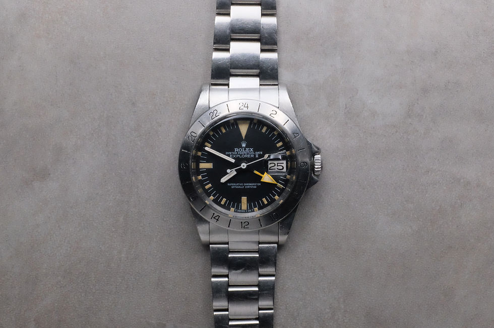 Thumbnail: 1982 Rolex Explorer II Ref. 1655 'Freccione' MK5 Unpolished