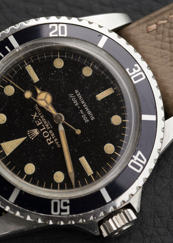1963 Left-handed LHD Rolex Submariner 5513 'PCG' with Gilt