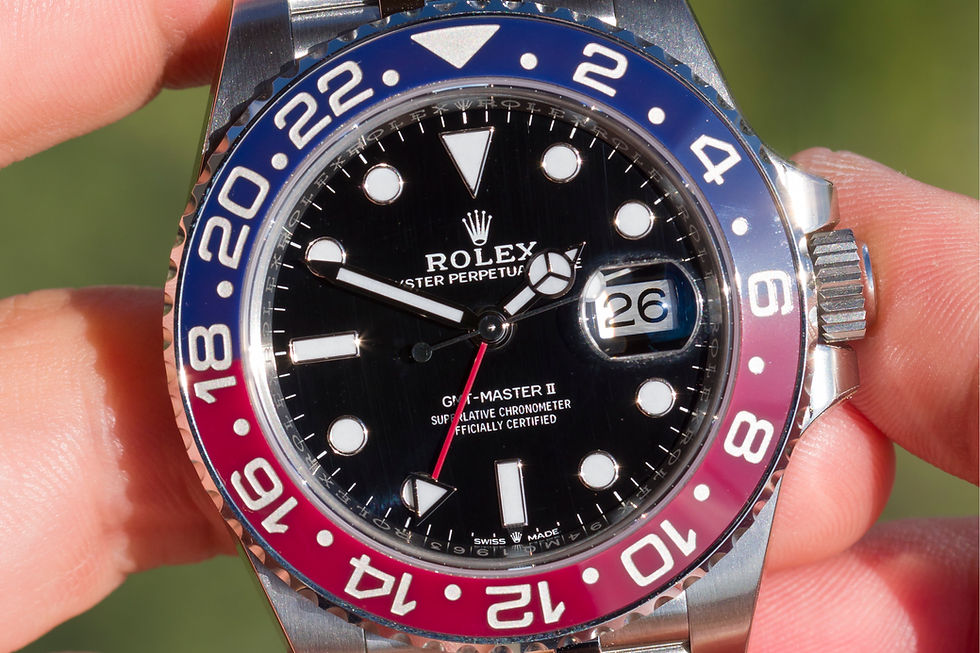 Thumbnail: 2018 NOS FULL STICKERS Rolex GMT-Master II Ref. 126710BLRO 'Pepsi' MK 2