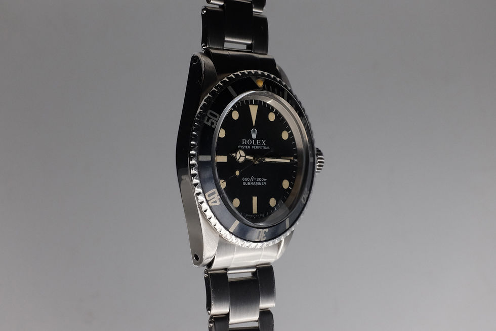 Thumbnail: 1971 Rolex Submariner 5513 'Non-Serif' with 'Kissing 40' insert