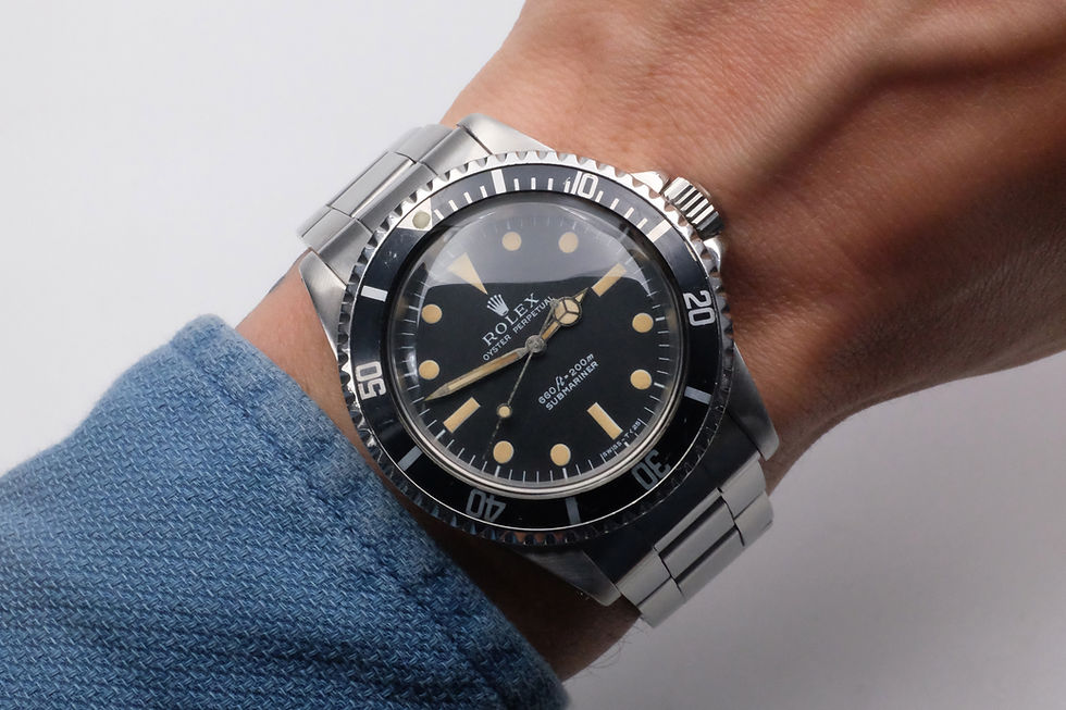 Thumbnail: 1970 Rolex Submariner Ref. 5513 'Non-Serif' w/ Box and blank papers