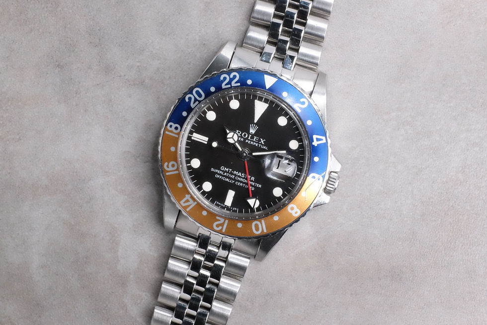 Thumbnail: 1968 Rolex GMT-Master Ref. 1675 MK I 'Long E' Tropical Dial
