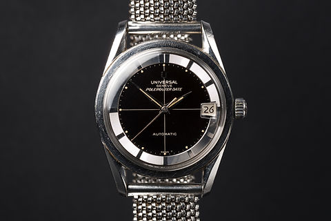 1964 Universal Geneve Polerouter Ref. 204612/2 Black dial 'Big