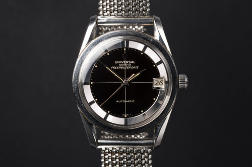 1964 Universal Geneve Polerouter Ref. 204612/2 Black dial 'Big