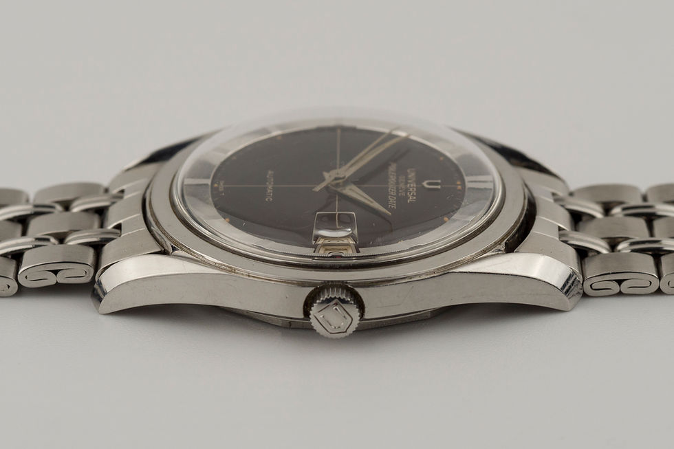 Thumbnail: 1965 Universal Geneve Polerouter Date Ref. 869111/01 with ‘Tropical Gilt’ dial