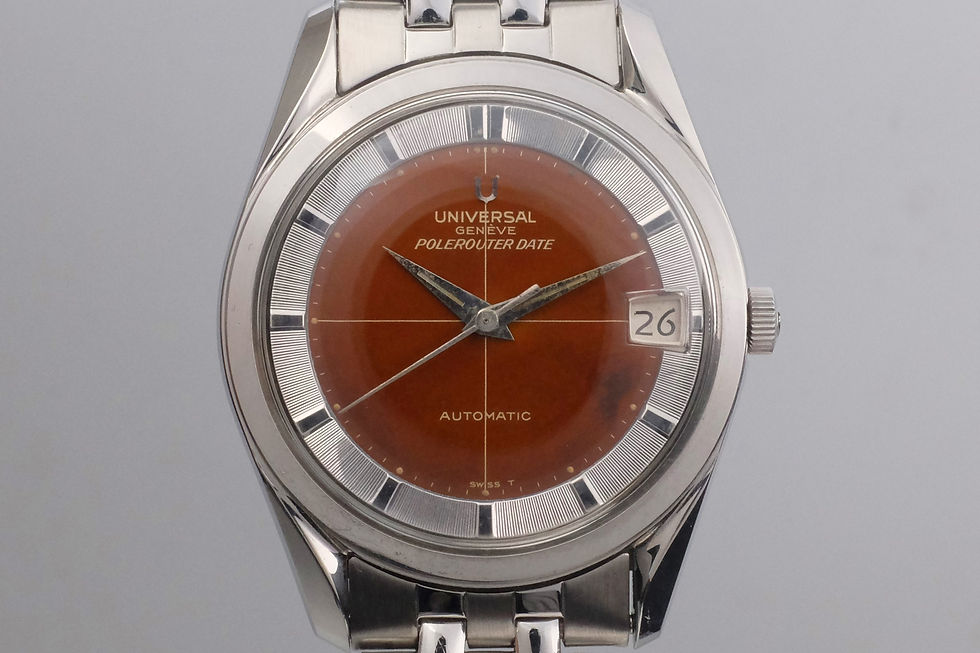 Thumbnail: Universal Geneve Polerouter Date Ref. 869111/01 'Caramel dial'