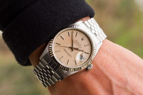 TninoFull-Drive2 Vintage Cream ！ 1994 Rolex Datejust Ref. 16234 'Linen dial' | VWC