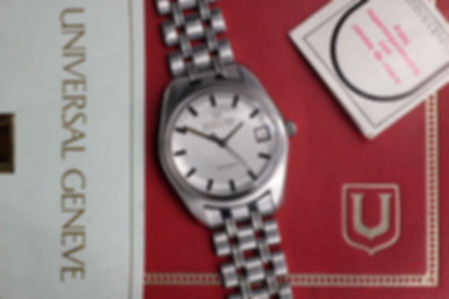 Universal Genève Polerouter Date 'Full Set' Gay Freres bracelet