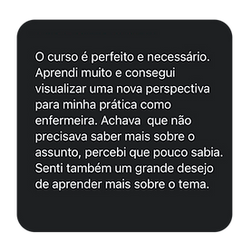 Depoimentos curso Interpretação de exames