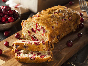 Vegan Cranberry-Orange Loaf (or muffins!)
