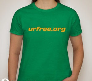 urfree.org t-shirt ladies