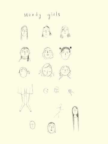 Lexi K. Nilson - Moody Girls Sketches.gif