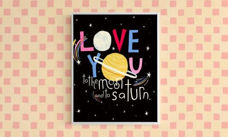 Moon and to Saturn - Mockup - Checks copy