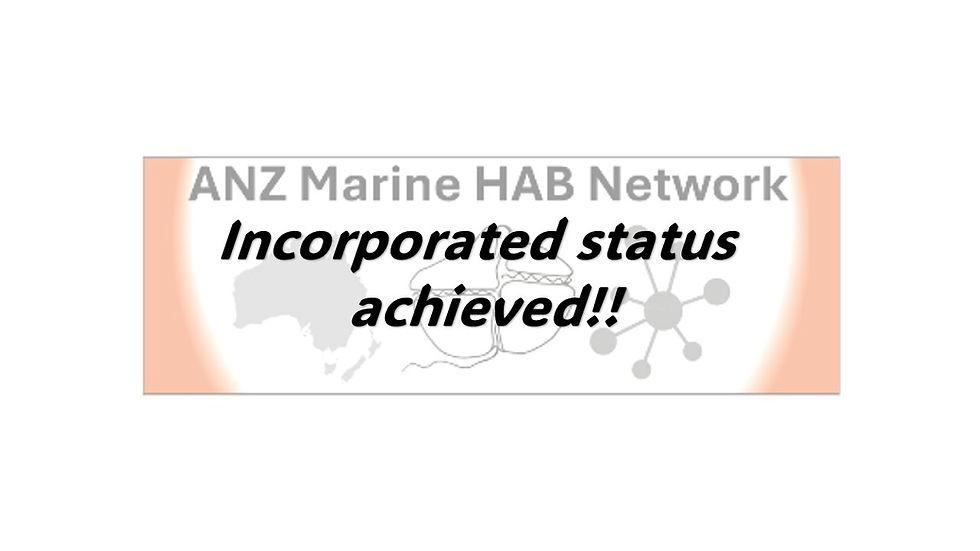 ANZHABNET logo with wording 'incorporated status achieved!!"