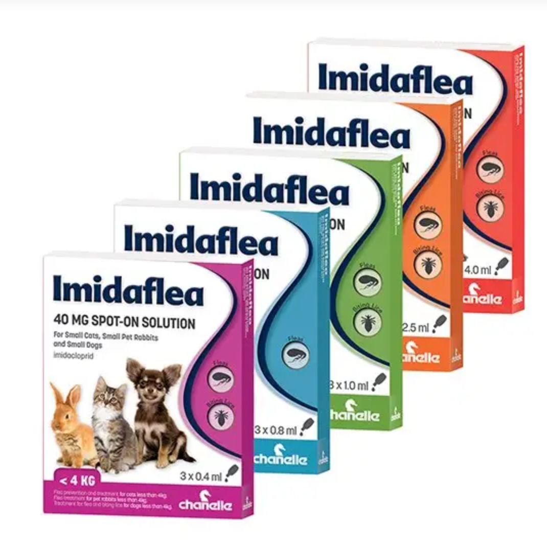 Imidaflea Spot On Flea Treatment for Cats, Dogs & Rabbits
