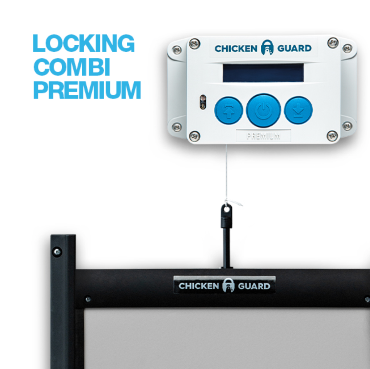 ChickenGuard Combi Pro Door Opener with Locking Door
