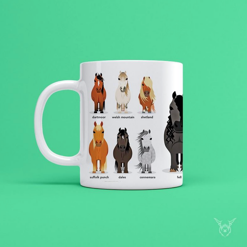 Horse Breeds Mug