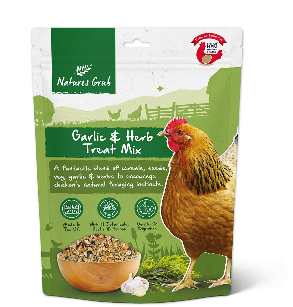 Thumbnail: Natures Grub Garlic, Herb & Vegetable Chicken Treat Mix