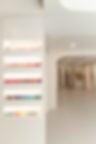 Modern commercial construction projects: nail polish display