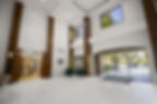 Modern lobby of commercial construction projects.