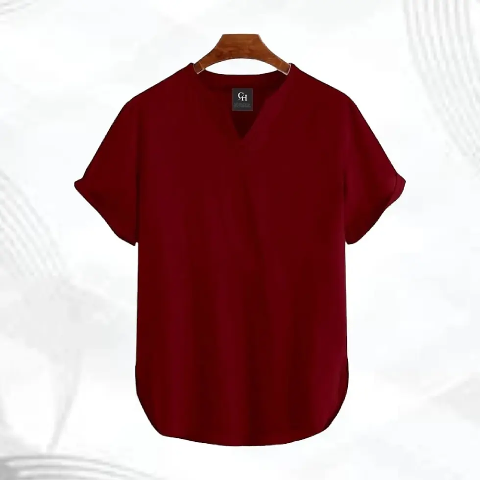 Thumbnail: Short Tshirt V neck Stylish