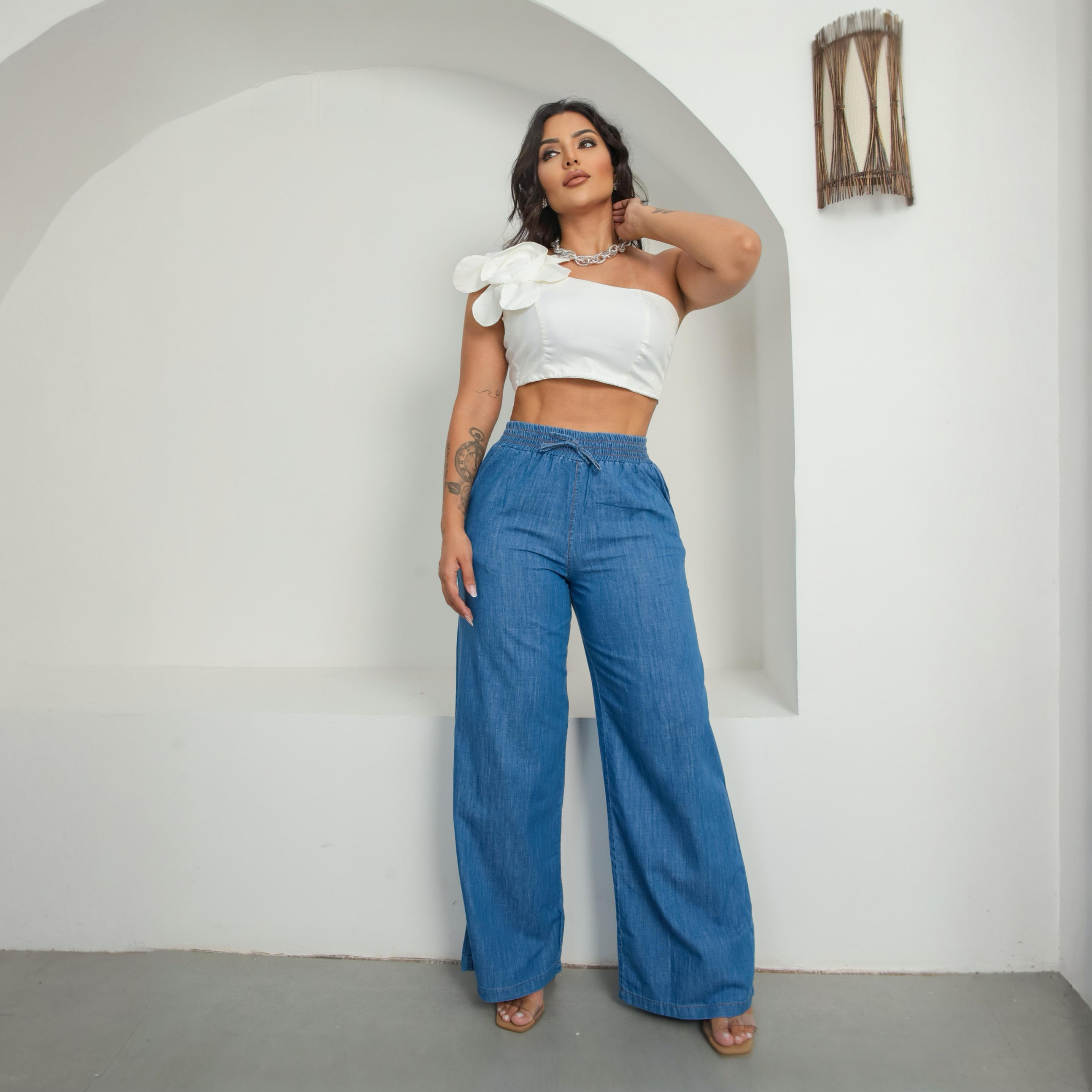 Calça Jeans Feminina Plus Size