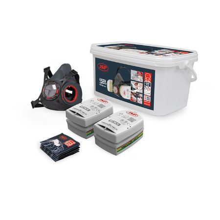 Force Typhoon 8 Half Mask Respirator Asbestos/Silica/Dust Kit With P2 Filters