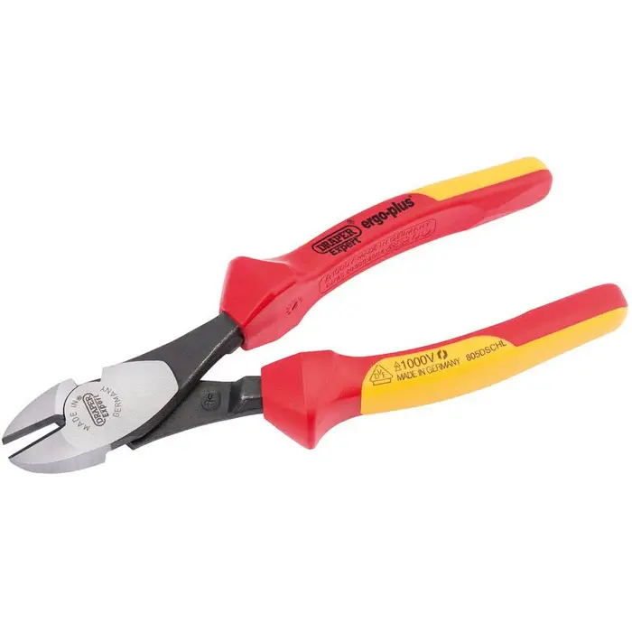 Draper Expert 200mm ErgoPlus 174 Fully Insulated High Leverage VDE Diagonal Side