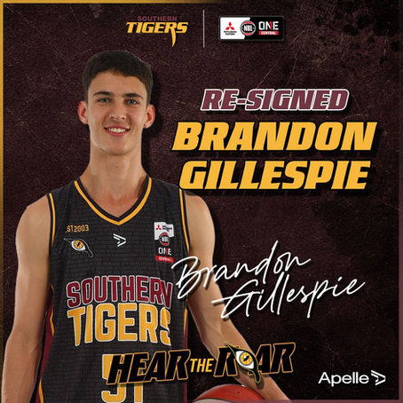 Brandon Gillespie Re-Signs with the Southern Tigers NBL1 Men’s Program