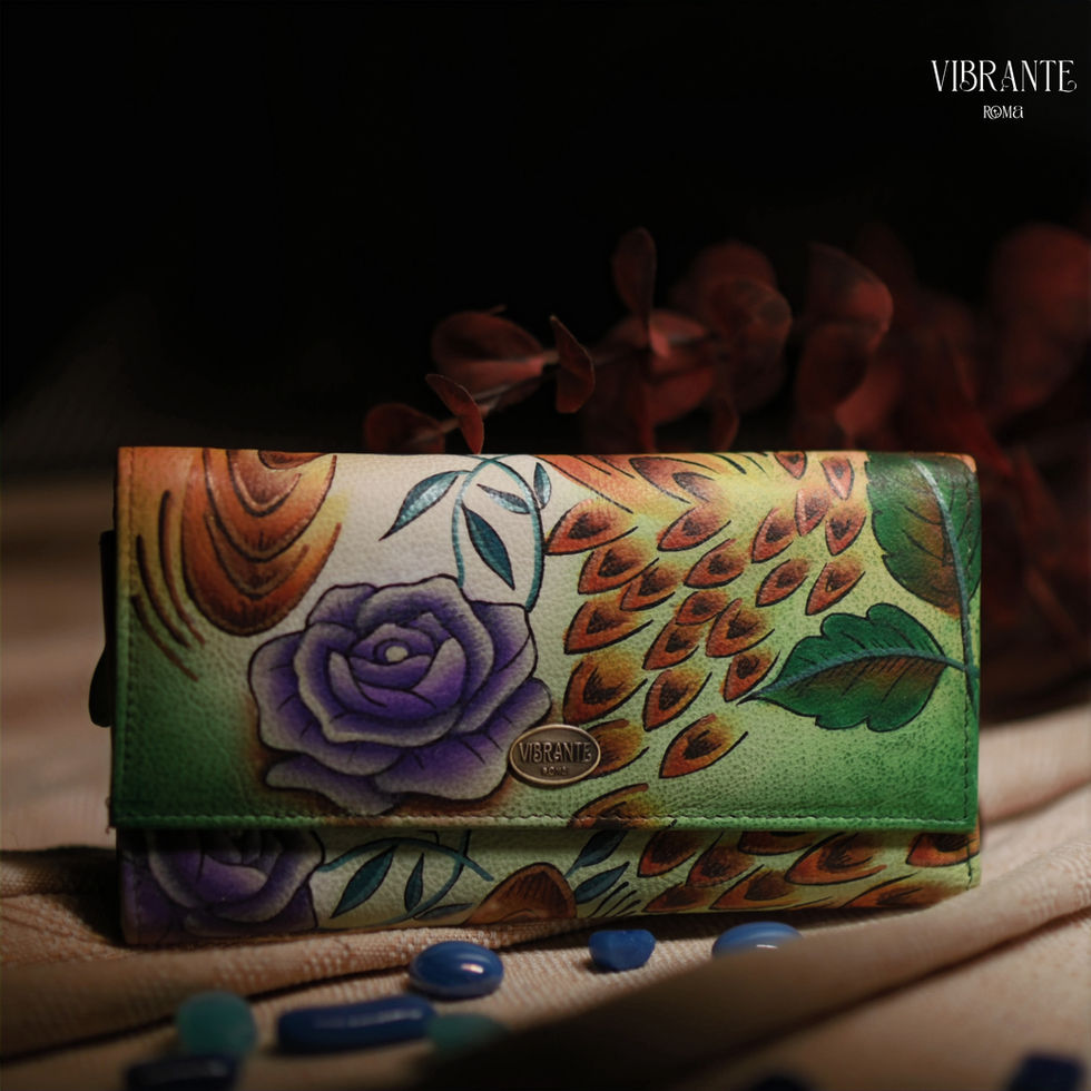 Phoenix Rose - Hand Painted Women’s Wallet