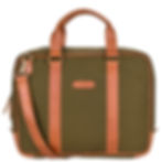 The Artisan Canvas & Leather Laptop Bag