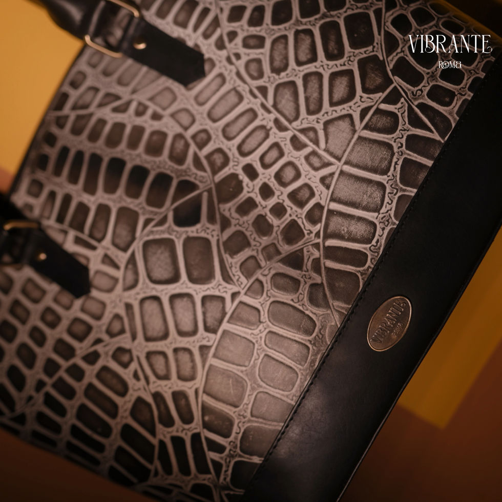 Mystic Croc Embossed Hand Bag