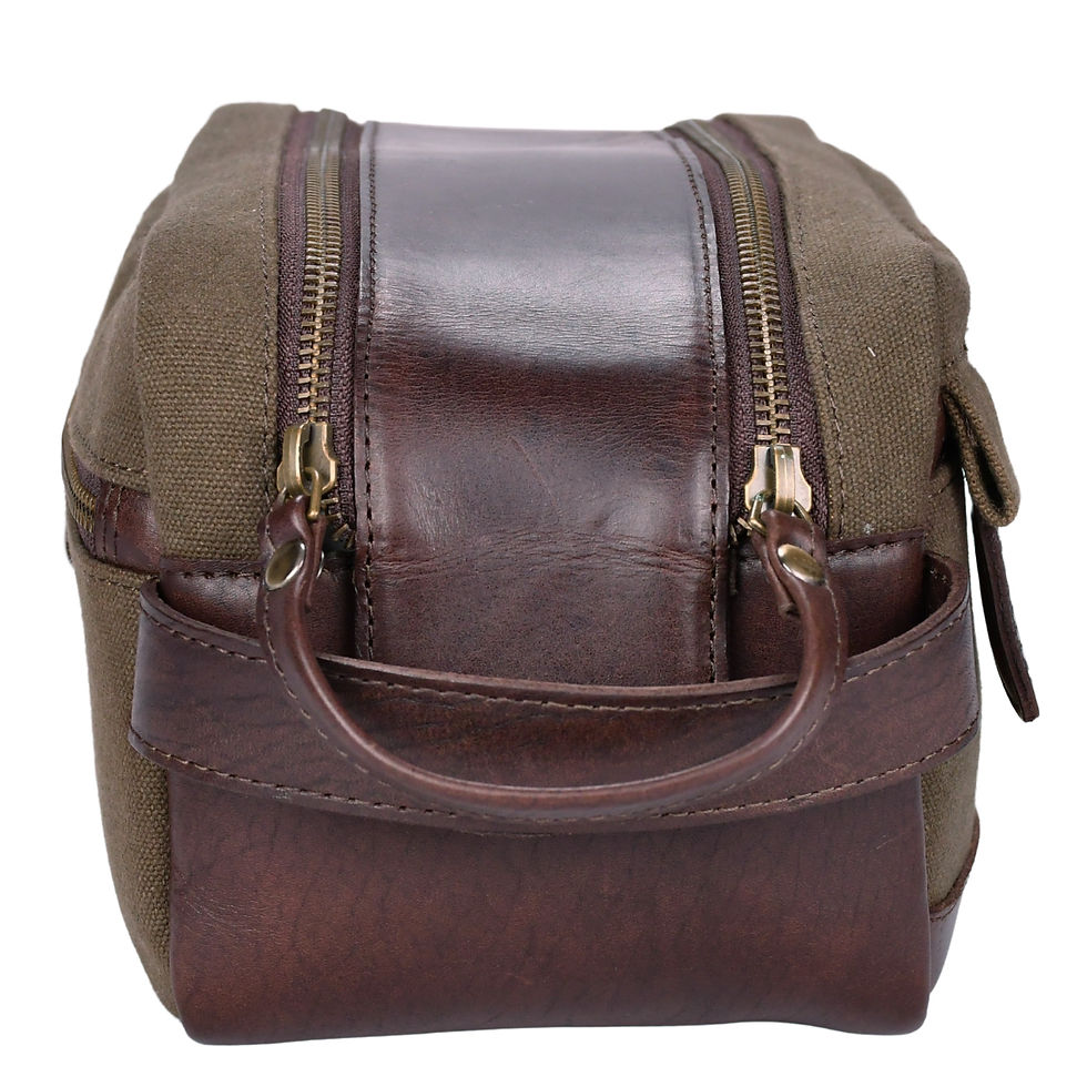Thumbnail: The Ranger Canvas & Leather Dopp Kit