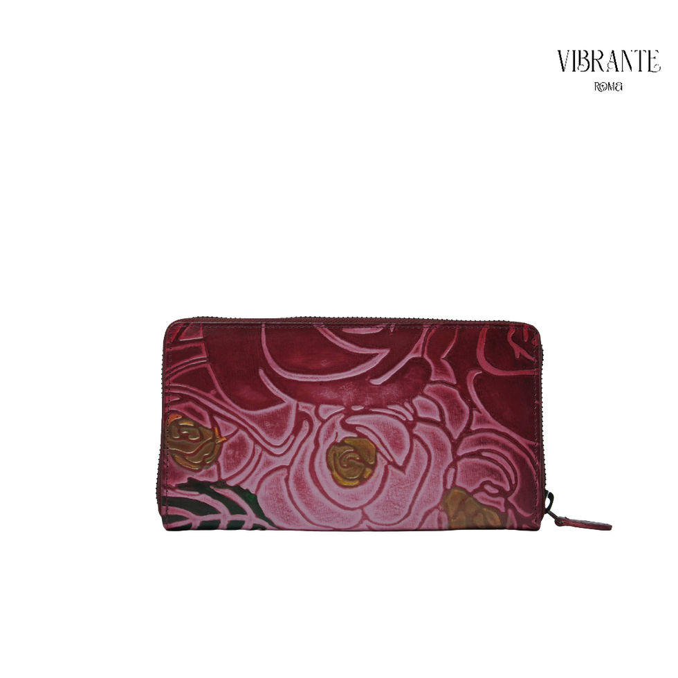 Rosewood Harmony Embossed Women's Wallet
