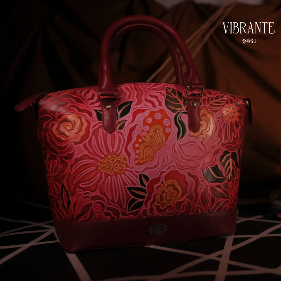 Wings of Freedom Embossed Hand Bag