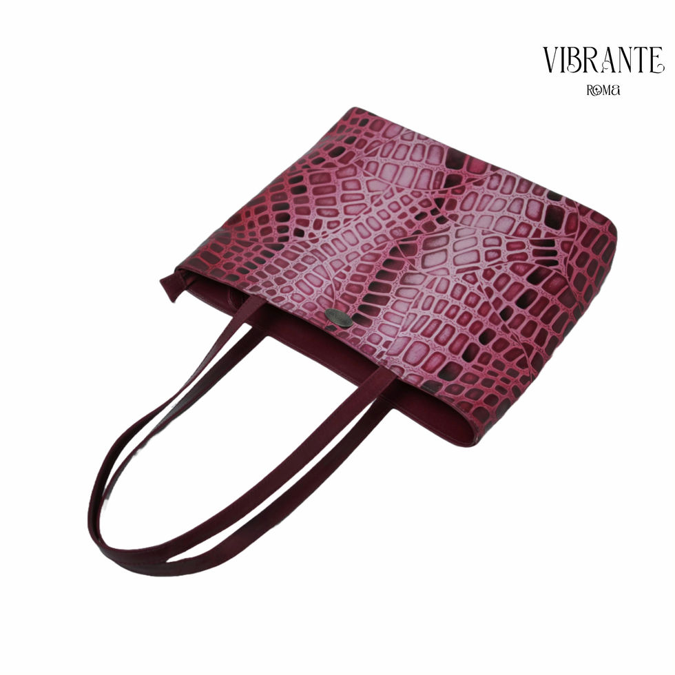 Mystic Croc Embossed Shopper Bag