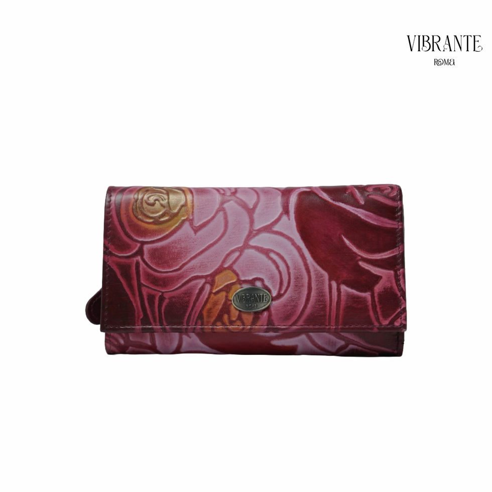 Rosewood Harmony Embossed Women's Wallet