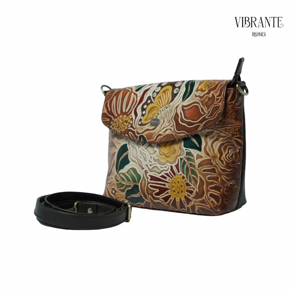 Wings of Freedom Embossed Shoulder Bag