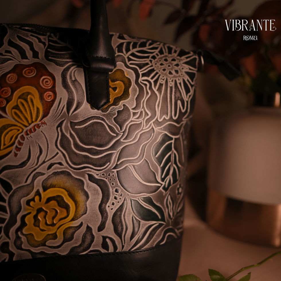 Wings of Freedom Embossed Hand Bag