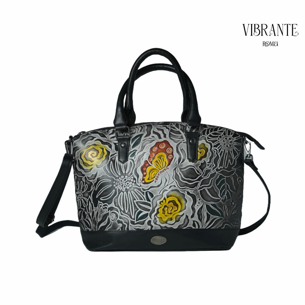 Wings of Freedom Embossed Hand Bag